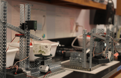 metal robotic prototype components